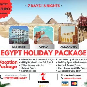 7 Day from Luxor to Cairo, Nile Cruise, Cairo and Alexandria Tour